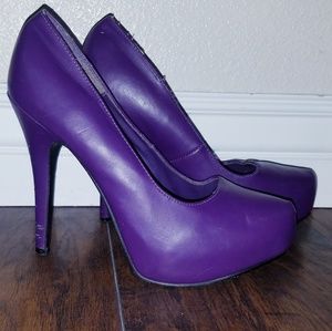 😎4 for $20!** Purple Pump Heels sz 7